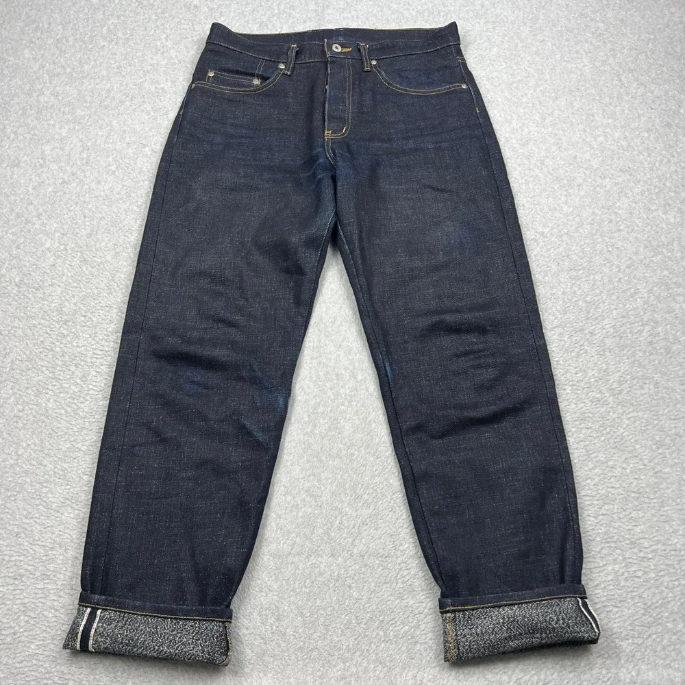 Naked & Famous Jeans Mens 33 Elephant 11 Grandrelle Easy Guy Japan Selvedge Raw